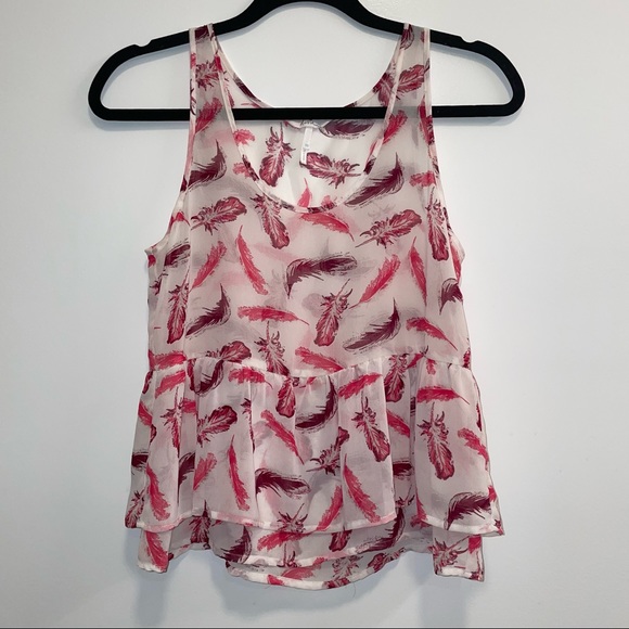 Kirra Soft Sheer Women’s Ruffle Tank Top Set Size XS - Picture 2 of 11